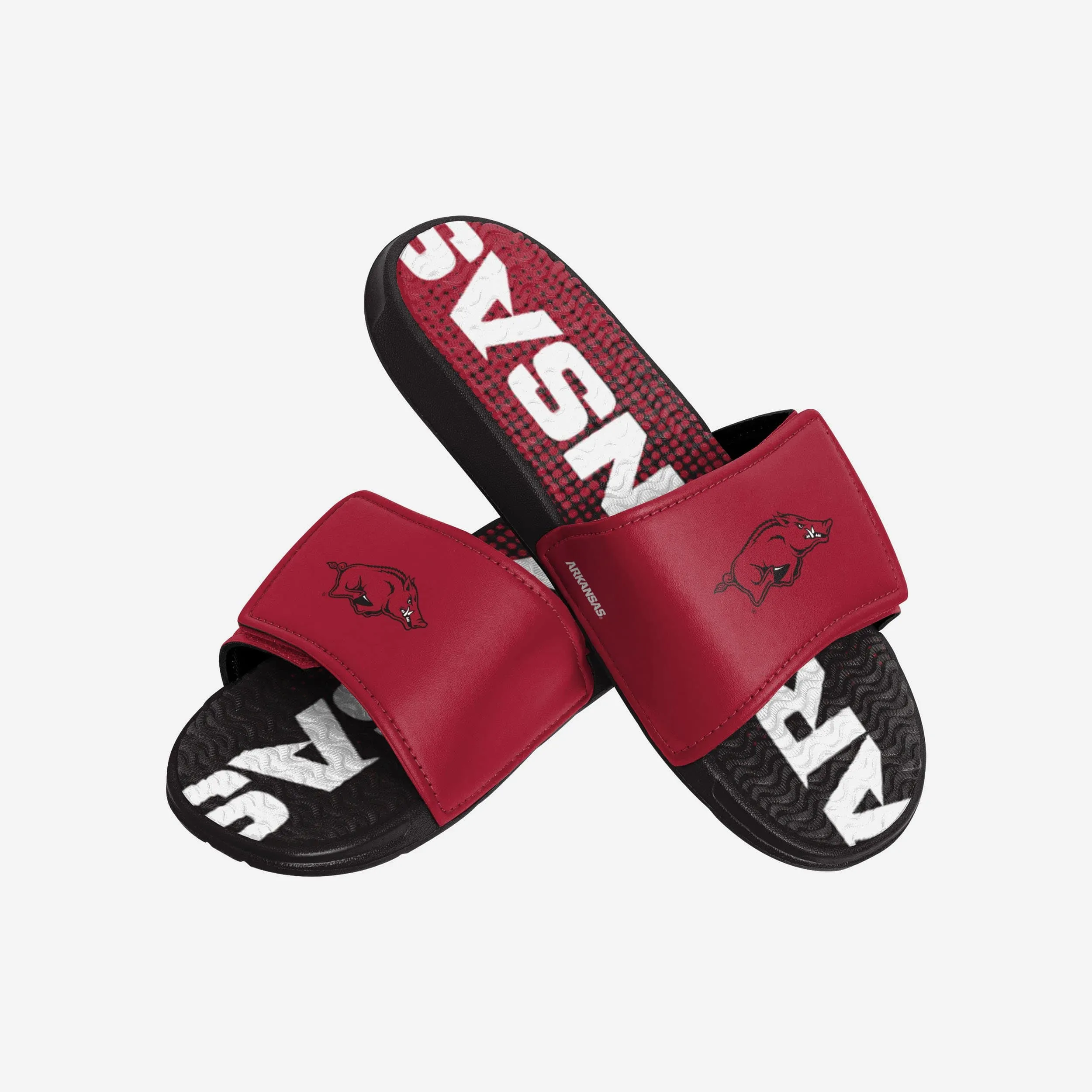 Arkansas Razorbacks Gradient Wordmark Gel Slide