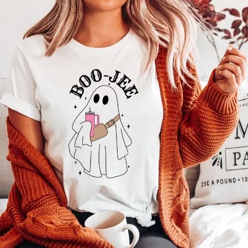 Boo-Jee Ghost Wholesale Bella Graphic Tee
