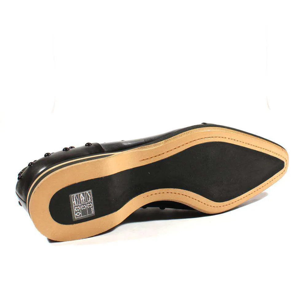 Cesare Paciotti Luxury Italian Men's Designer Shoes Baby Lux Black Leather Oxfords (CPM2411)