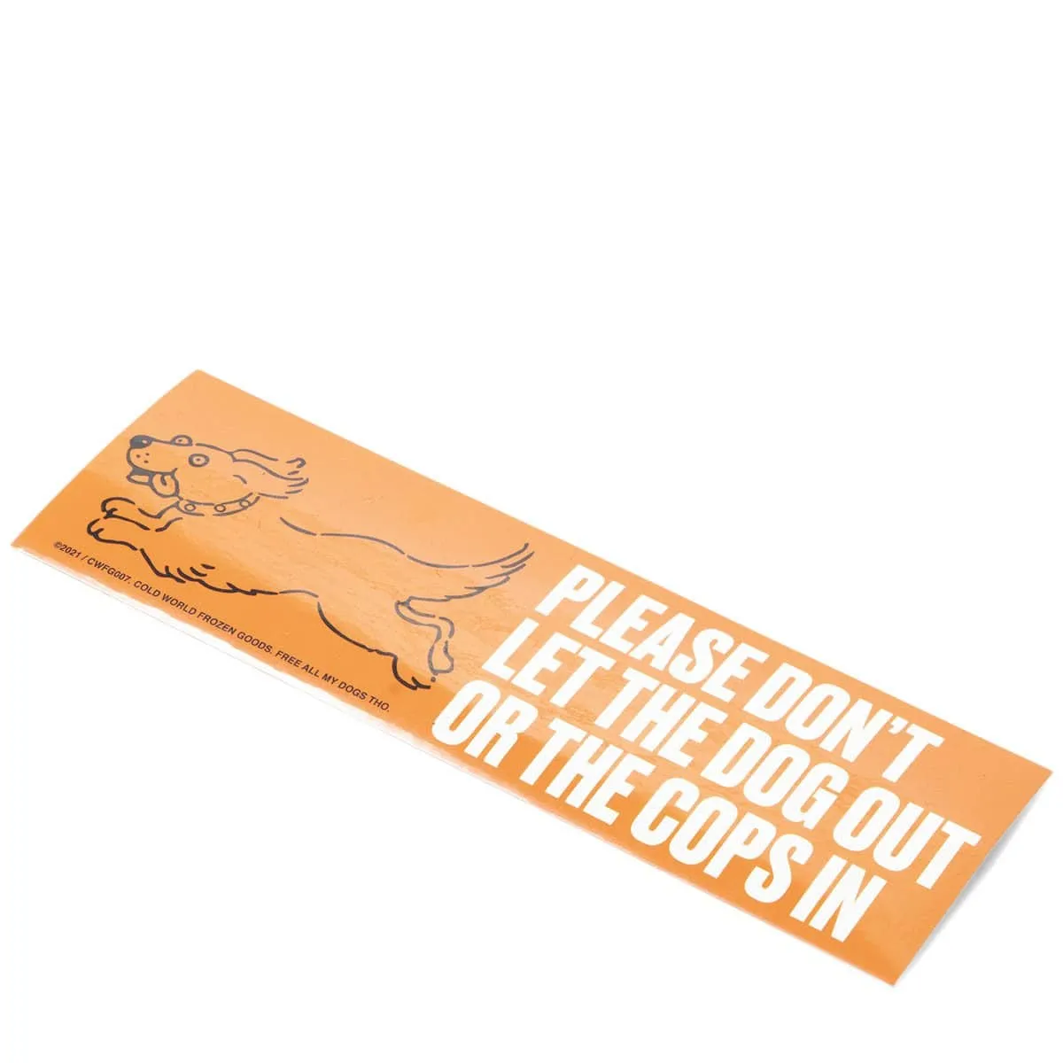 COMMON SENSE BUMPER STICKER