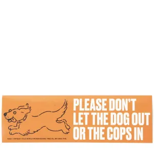 COMMON SENSE BUMPER STICKER
