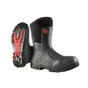 Dunlop Men's Safety Work Boots Craftsman Full Snugboot, CSA Approved, PU Rated, Slip Resistant, Waterproof Membrane, Thermal Insulation, Non-Metallic Toe | Sizes 5-13