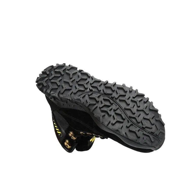 High-Top Black Steel Toe Safety Shoes - Lightweight, Breathable, Waterproof, Anti-Smashing & Anti-Piercing (Size: 48)