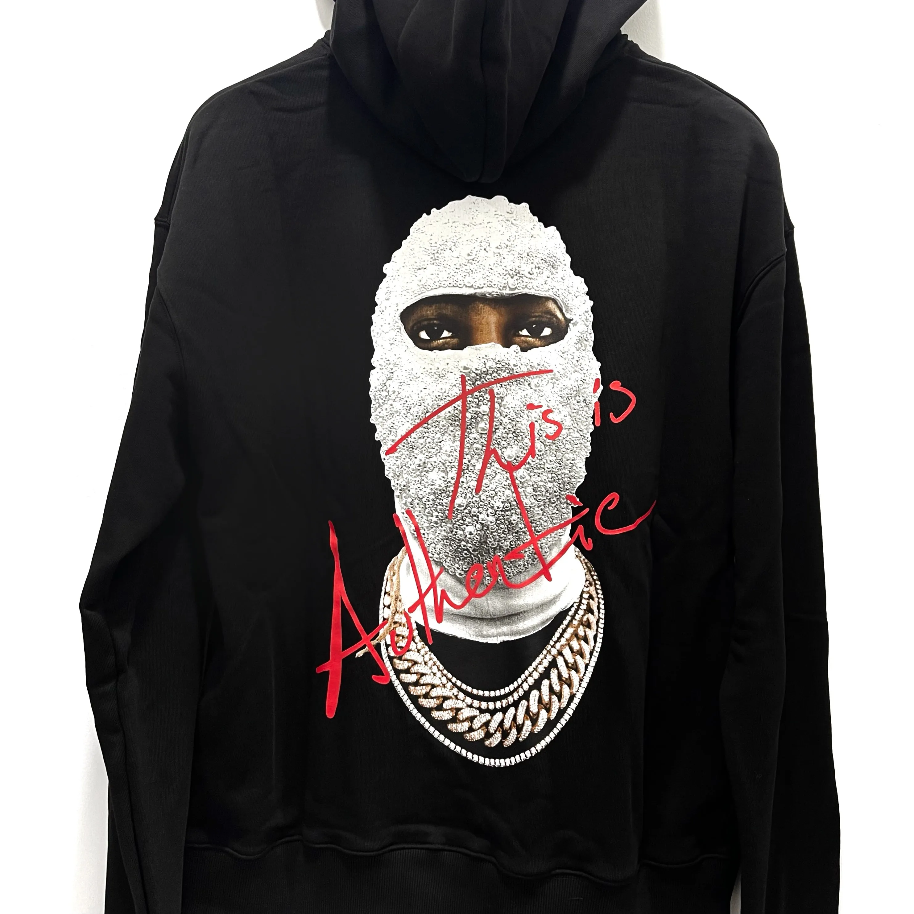 Ih Nom Uh Nit Chest Logo Hoodie Black NCS23233 (Made In Italy)