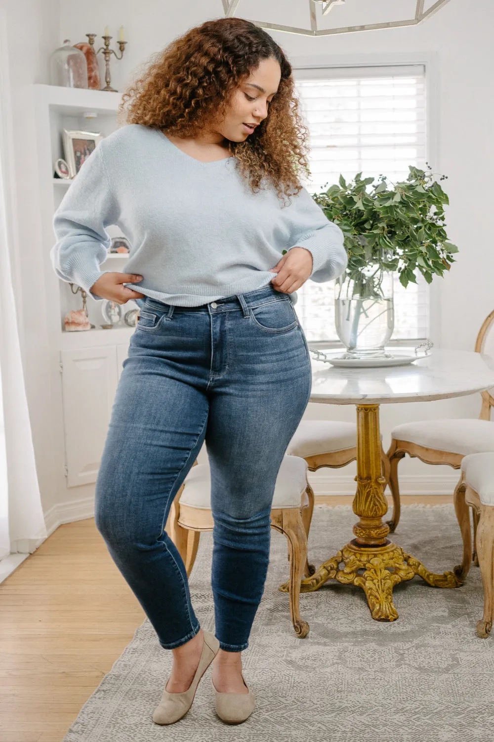 Lillian Thermal Skinny Jeans - PLUS