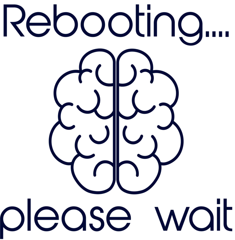Men's Oversized T-Shirt - "Rebooting... Please Wait"| Storeily