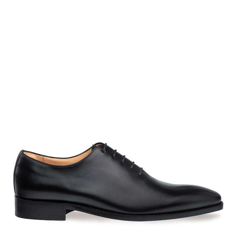 Mezlan Men's Designer Shoes Black Pamplona Leather Oxfords 9201 (MZ3001)