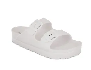 MIA Platform Sandal w\White