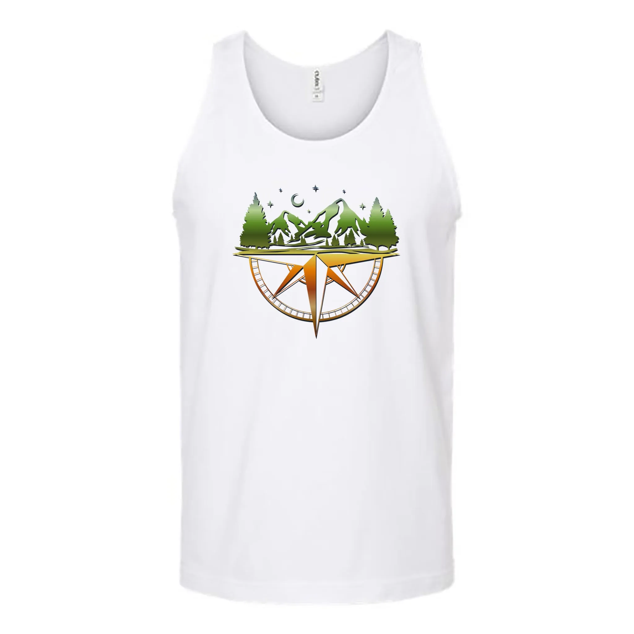 Mountain Range Compass Unisex Tank Top