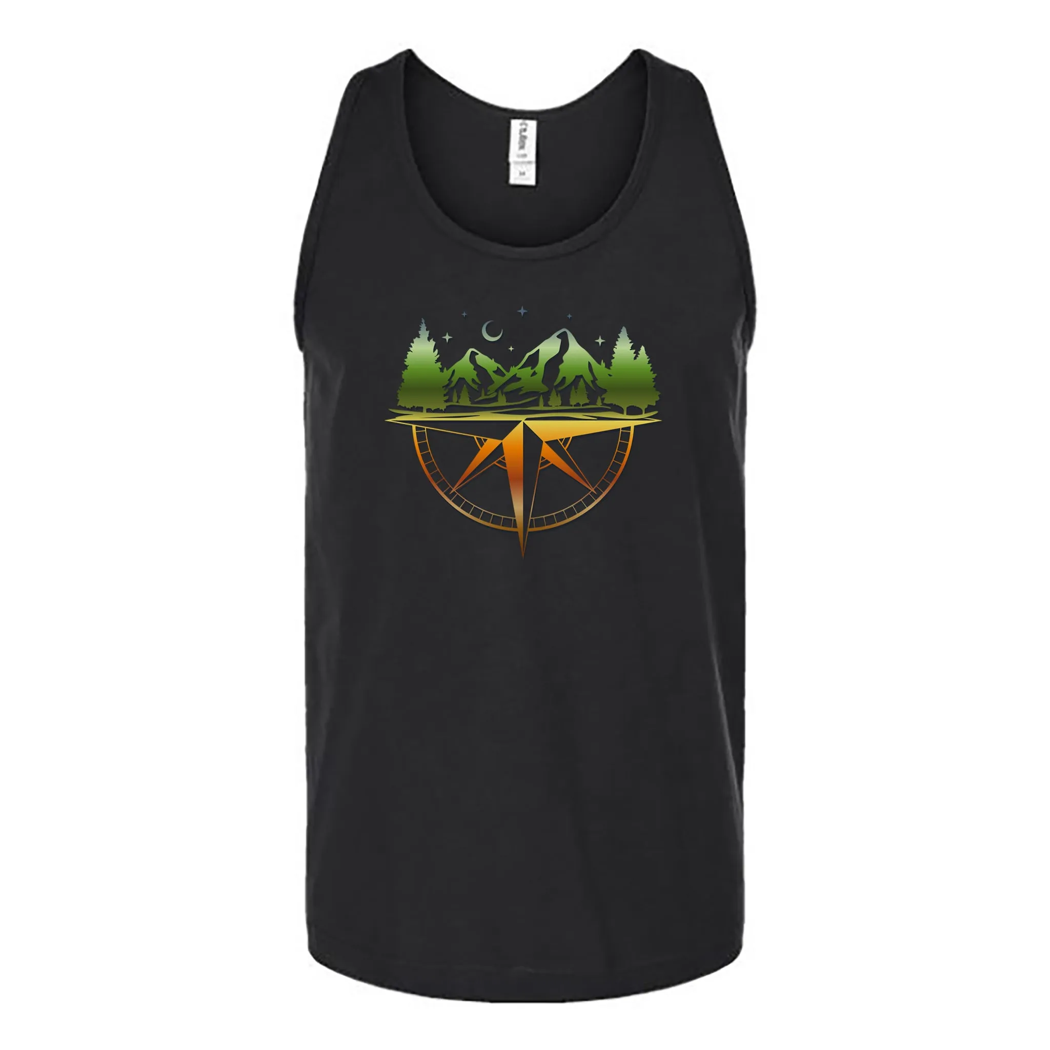 Mountain Range Compass Unisex Tank Top
