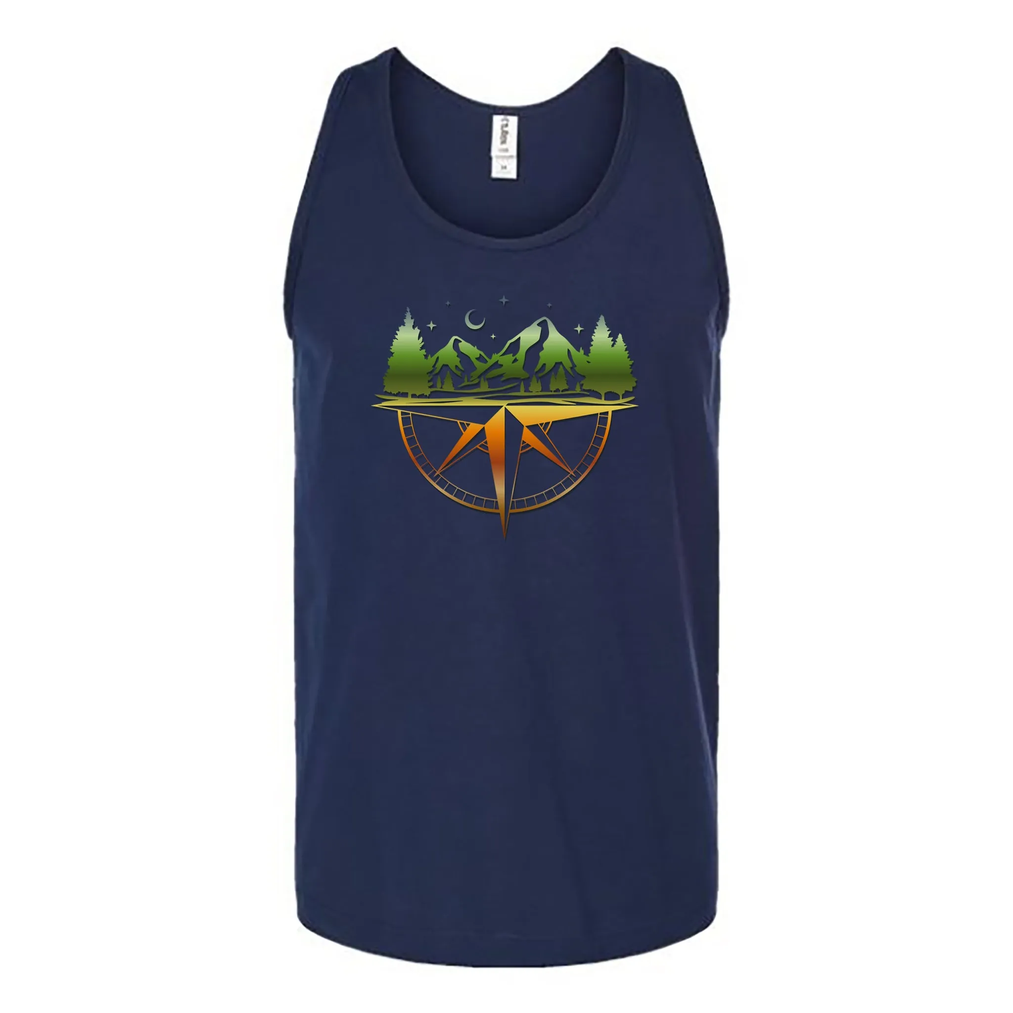 Mountain Range Compass Unisex Tank Top