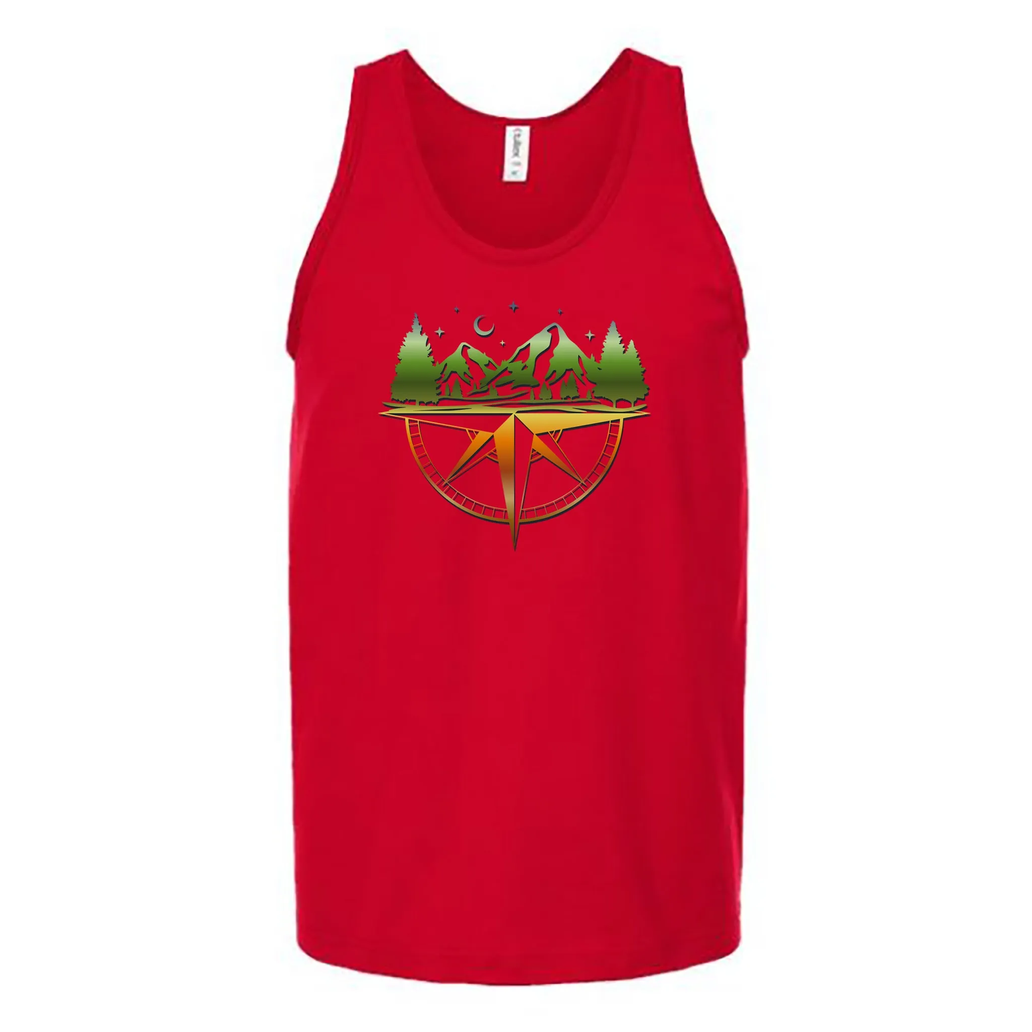 Mountain Range Compass Unisex Tank Top