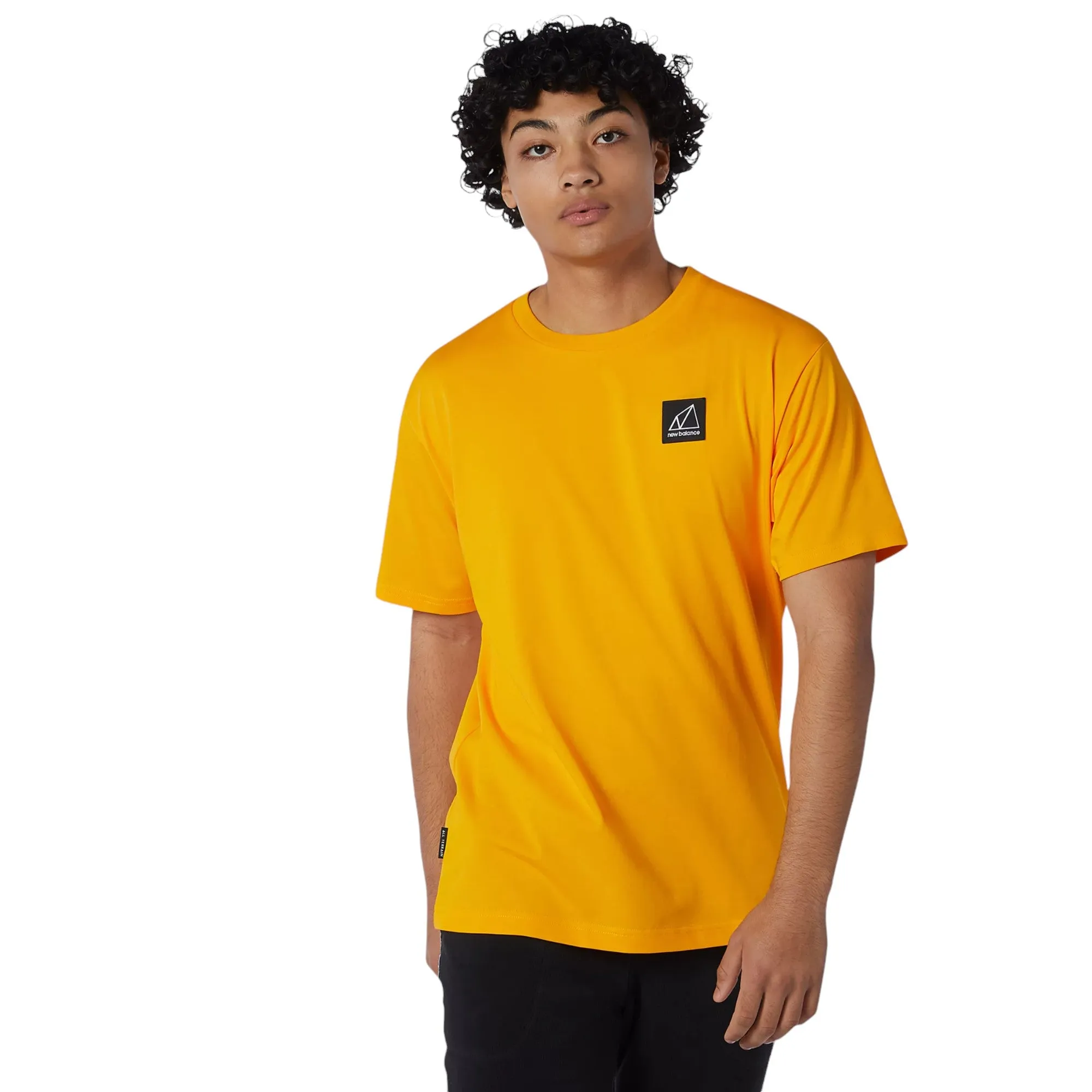 New Balance NB All Terrain Short Sleeve Tee - Yellow