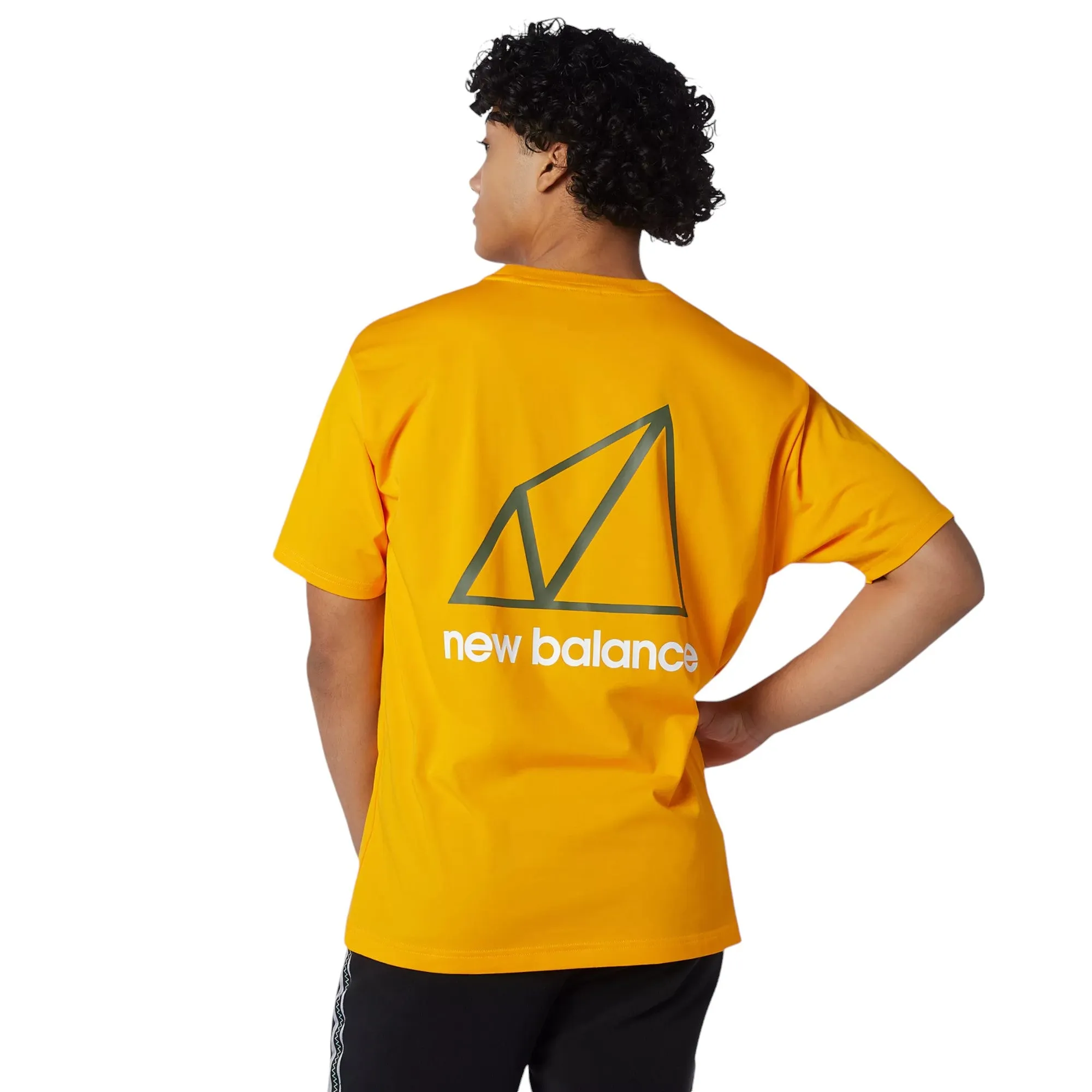 New Balance NB All Terrain Short Sleeve Tee - Yellow