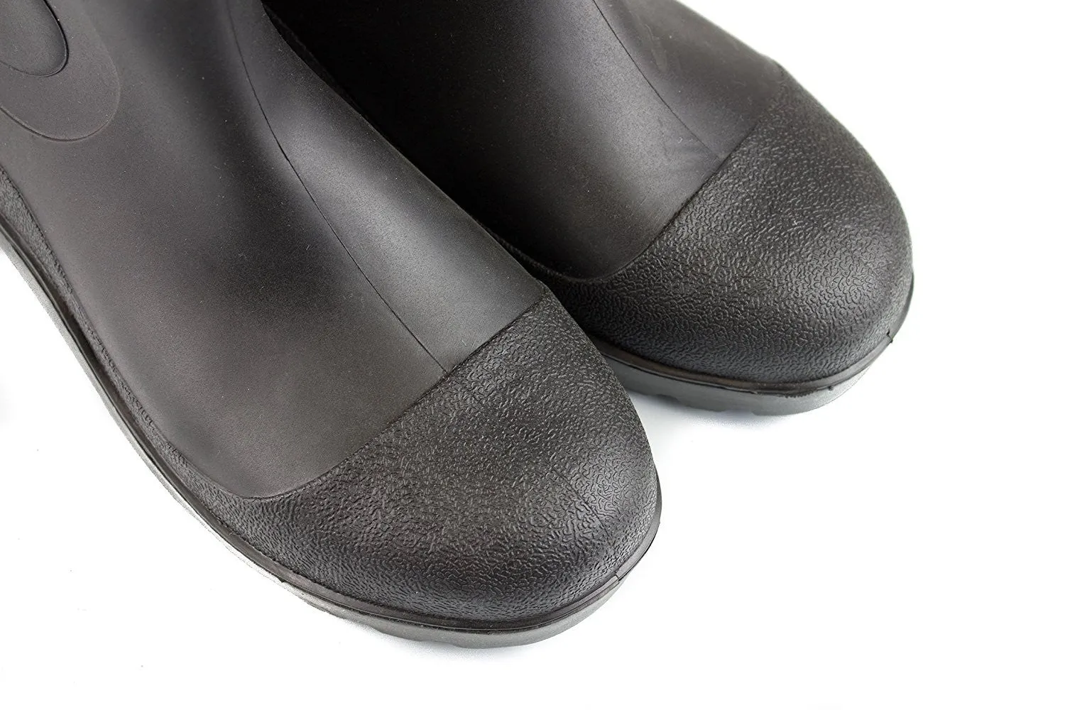 RK Mens Waterproof Rubber Sole Rain Boots - Black