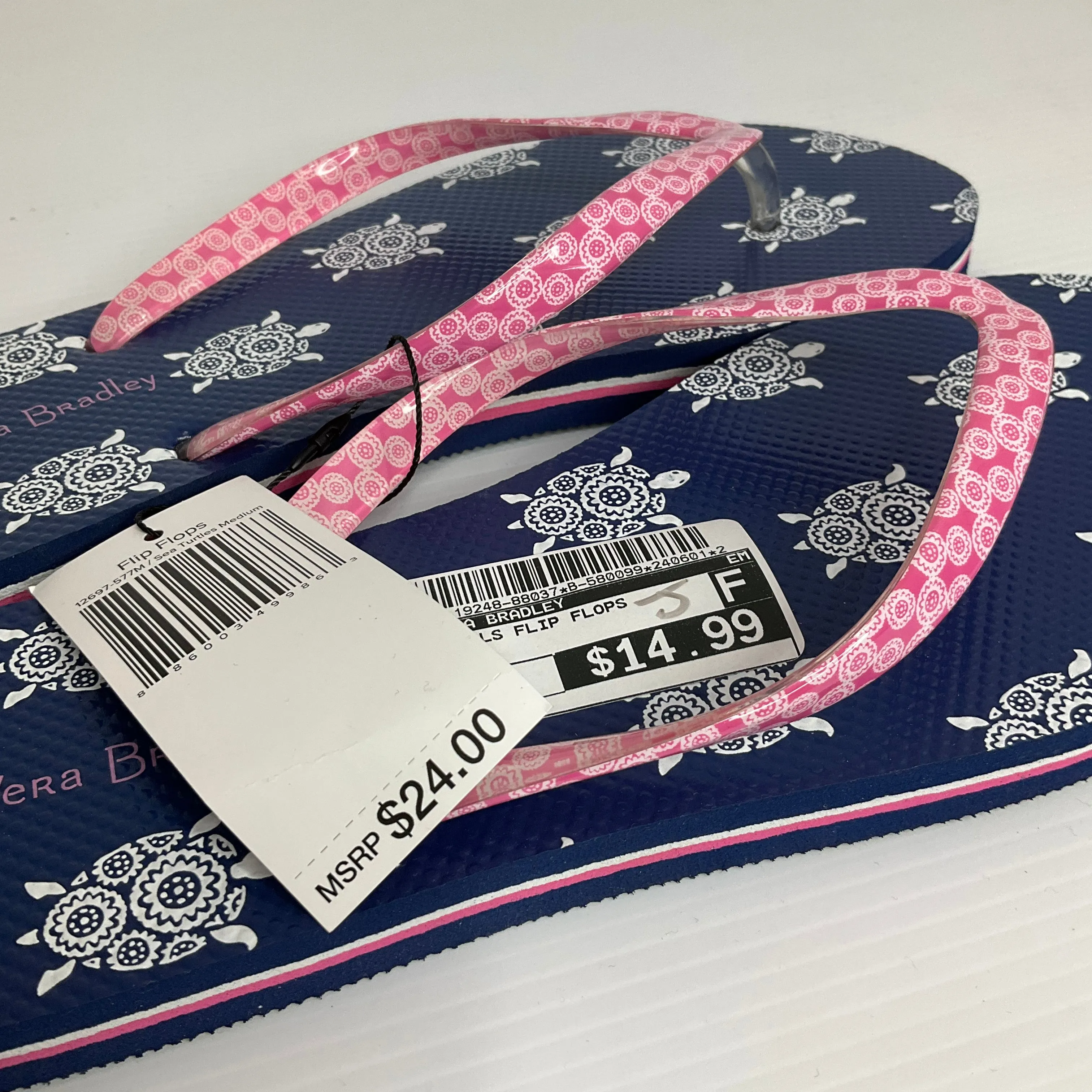 Sandals Flip Flops By Vera Bradley  Size: 8