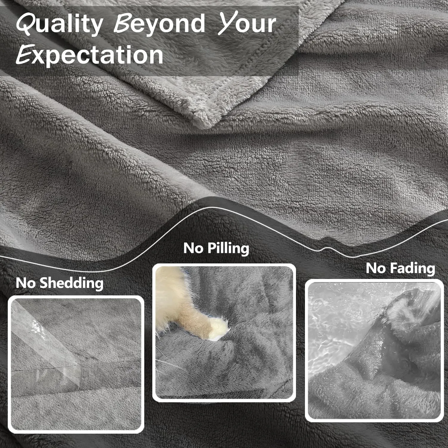 Silk Touch Fleece Blanket - 350 GSM Cozy | Anti-Static Microfiber | Couch & Bed Throw