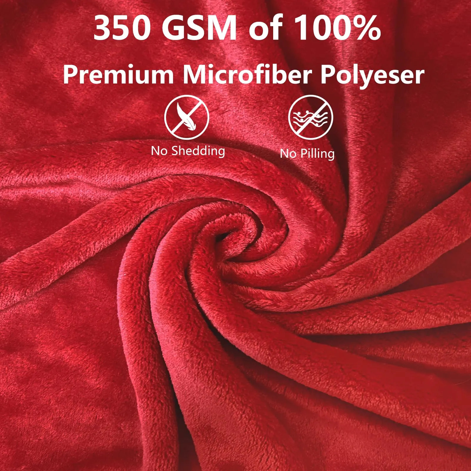 Silk Touch Fleece Blanket - 350 GSM Cozy | Anti-Static Microfiber | Couch & Bed Throw