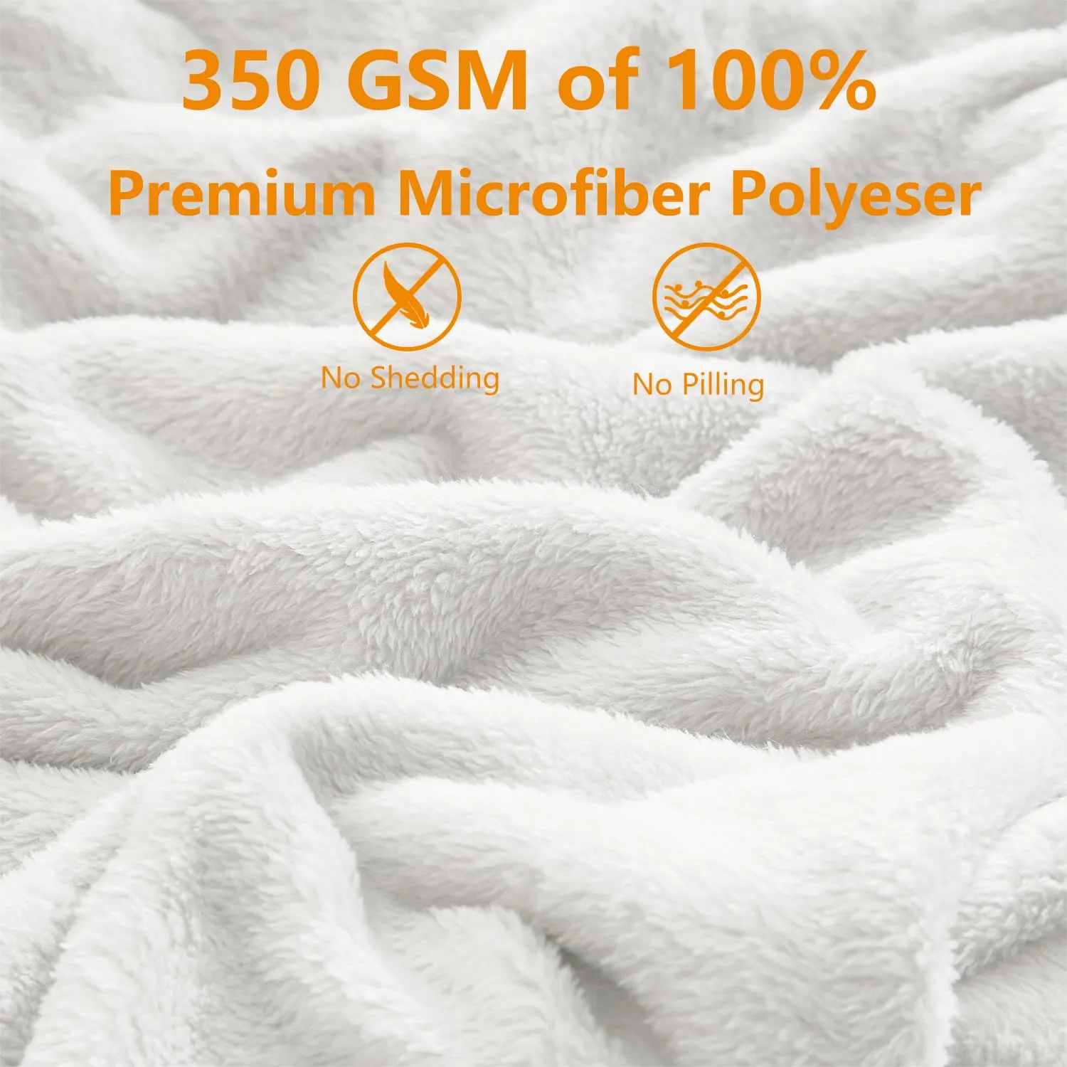 Silk Touch Fleece Blanket - 350 GSM Cozy | Anti-Static Microfiber | Couch & Bed Throw