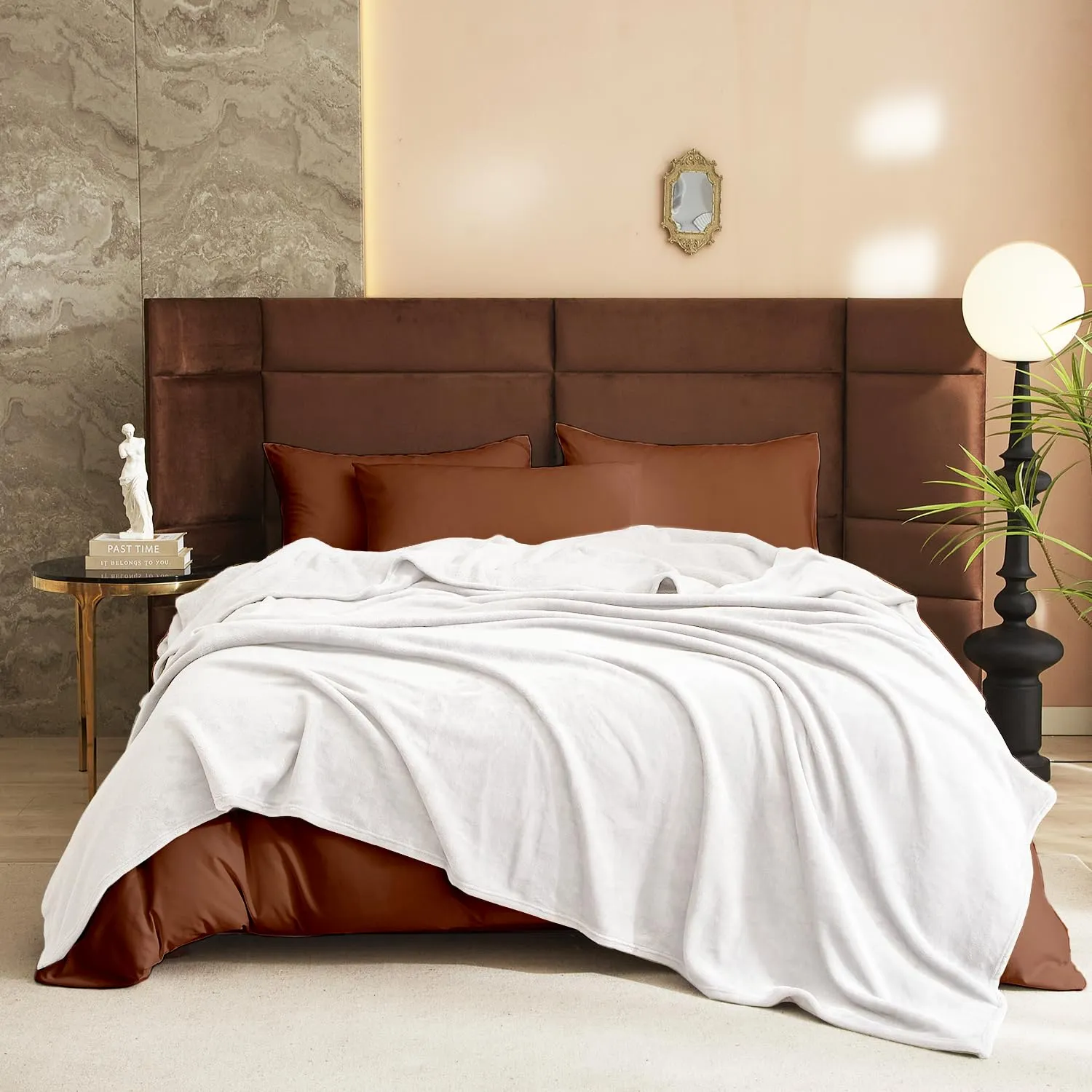 Silk Touch Fleece Blanket - 350 GSM Cozy | Anti-Static Microfiber | Couch & Bed Throw