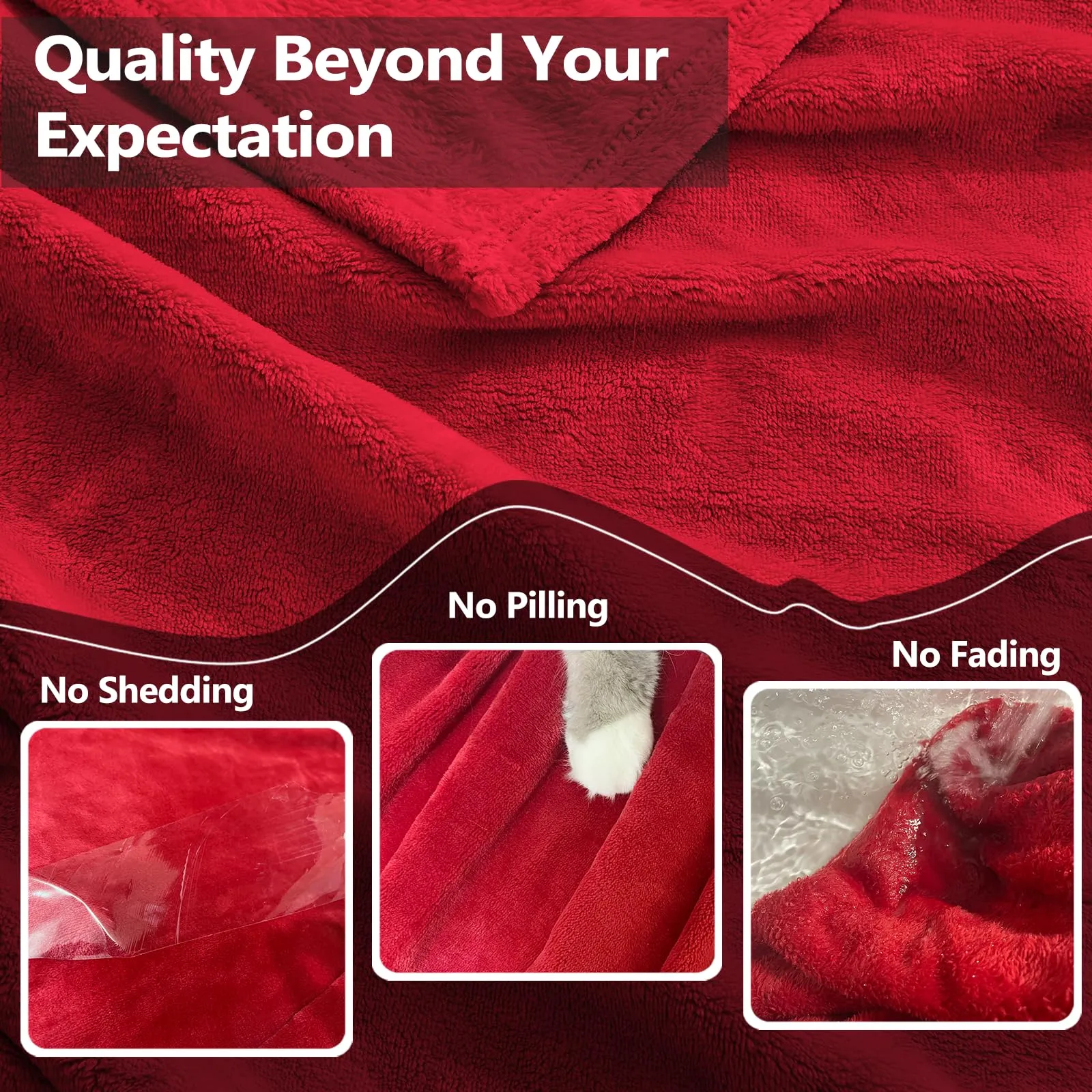 Silk Touch Fleece Blanket - 350 GSM Cozy | Anti-Static Microfiber | Couch & Bed Throw