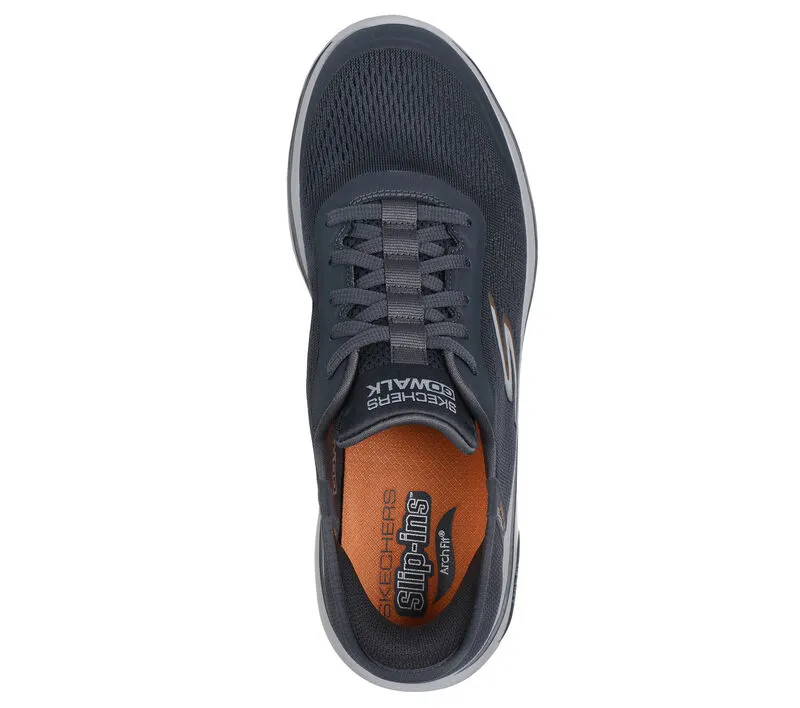 Skechers Men's 216602WW/CCOR Slip-ins: Arch Fit 2.0 - Simplicity 2 Sneakers Charcoal / Orange