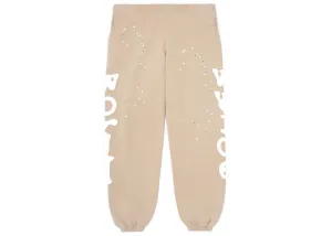 SP5DER BELUGA TAN SWEATPANTS
