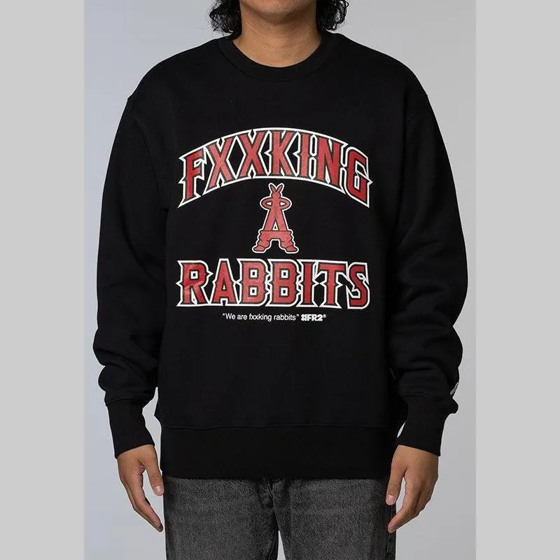 Standing Rabbit Crew - Black