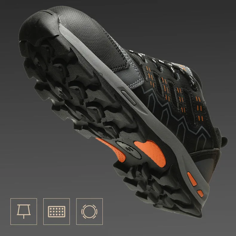Steel Toe Shoes for Men, Slip Resistant Safety Work Shoes Comfortable Industrial and Construction Working Footwear