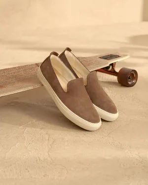 Suede Slip-On - M29SP - Hamptons Moka