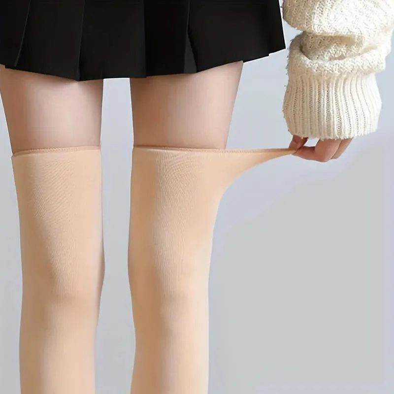 Thick Fleece-Lined Thermal Over-Knee Socks