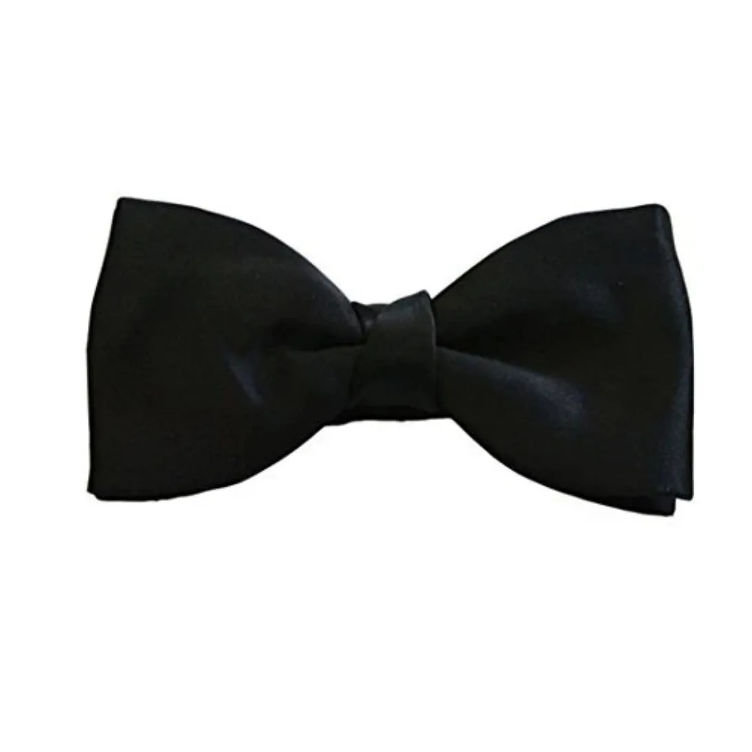 Van Buck Plain Satin Bow Tie Made in England