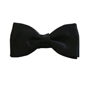 Van Buck Plain Satin Bow Tie Made in England