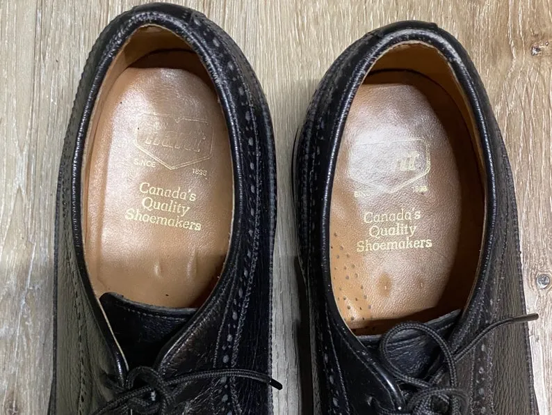 Wingtip Brogue Hartt Derby Shoes 8M 41 (Canada)